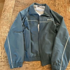 Blue Vintage M FILA zip up